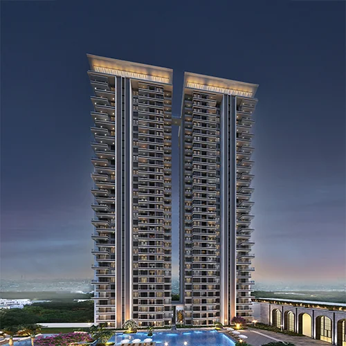 SOBHA Town Park luxury twin towers architectural elevation design